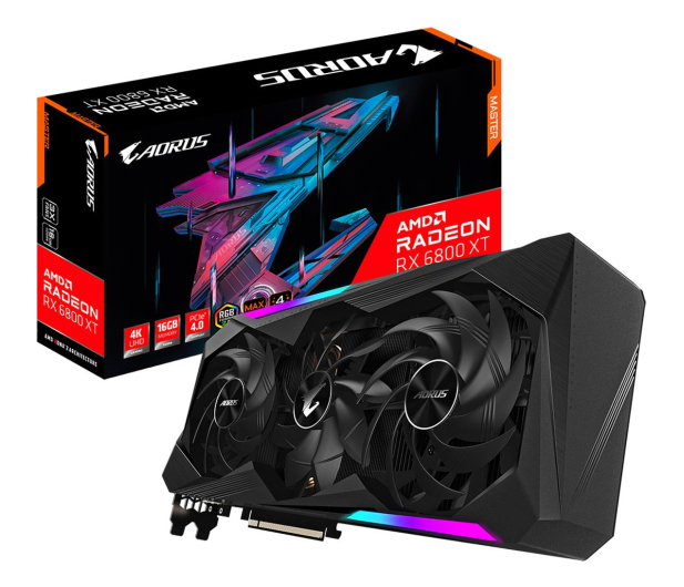 Gigabyte Radeon RX 6800 XT AORUS MASTER 16GB GDDR6 - 618683 - zdjęcie